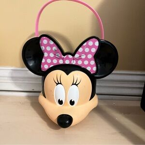 Vintage Y2K 2001 Minnie Mouse basket for Halloween, play lightweight travel